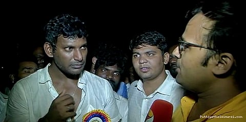 தலைவரானார் விஷால்