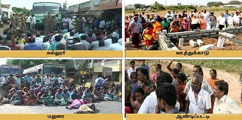 நெடுஞ்சாலைகளில் அடைத்து ஊருக்குள் திறக்கப்படும் மதுக்கடைகள்