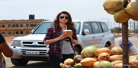 டூப் இல்லாமல் த்ரிஷா போட்ட ஃபைட்