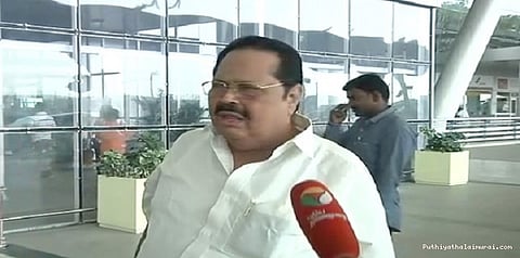 ஆளுநரை சந்திக்க மும்பை சென்றார் துரைமுருகன்