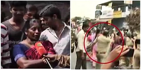 சாமளாபுரத்தில் பெண்கள் நடத்தி வந்த போரட்டம் வாபஸ்