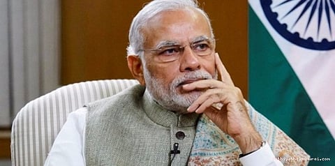 கைரேகை வலிமையின் அடையாளம்: மோடி