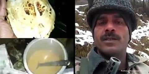 உணவு இல்லை என்று சொன்ன ராணுவ வீரர் பணிநீக்கம்