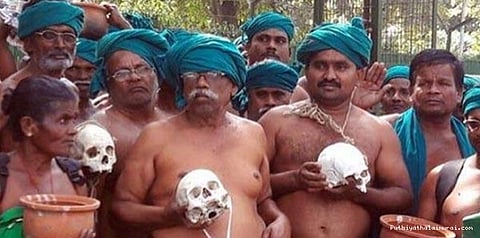 டெல்லியில் தமிழக விவசாயிகளின் போராட்டம் தற்காலிகமாக வாபஸ்