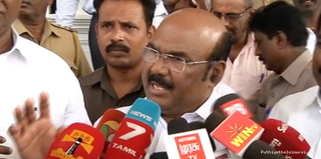 செம்மலை கருத்து யாருடையது? அமைச்சர் கேள்வி