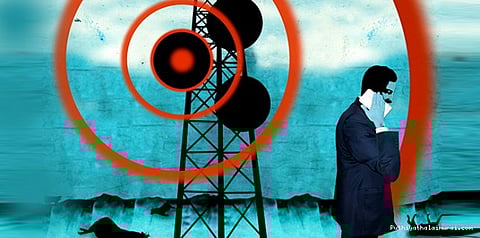 செல்போன் டவர் கதிர்வீச்சு: தொலைத்தொடர்பு அதிர்ச்சி