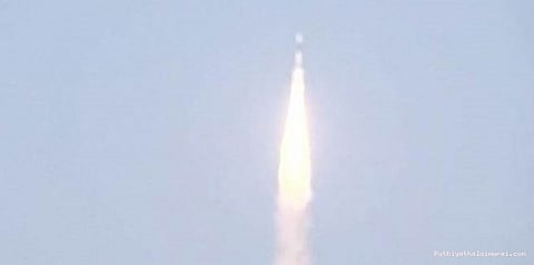 வெற்றிகரமாக விண்ணில் பாய்ந்த ஜி சாட் 9