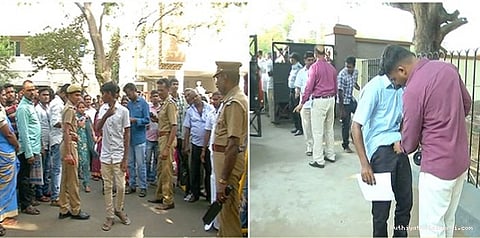 நீட் தேர்வில் கெடுபிடி: அழுதுபுலம்பும் மாணவர்கள்