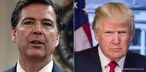 எஃப்பிஐ தலைவர் நீக்கம்: ட்ரம்ப் திடீர் நடவடிக்கை