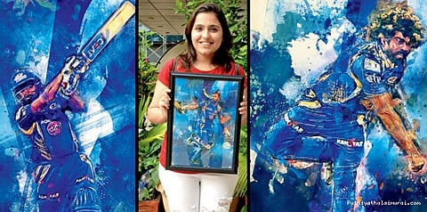 மலிங்கா ஹேர் ஸ்டைல் இருக்கே... மஸ்கட் ரசிகையின் ஆசை!