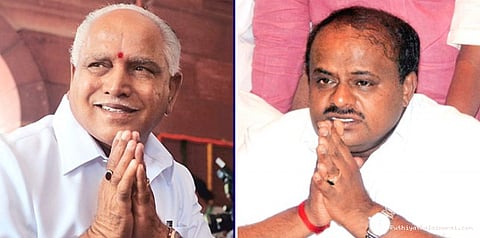 குமாரசாமி, எடியூரப்பா சினிமாவிலும் டிஷ்யூம்!