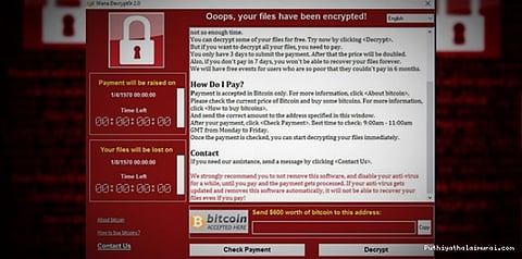 ரான்சம்வேர் வைரஸ் மூலம் வான்னாக்ரை சம்பாதித்தது எவ்வளவு?