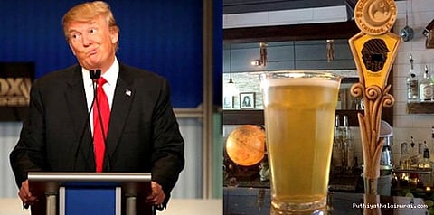 என்னா டேஸ்ட்டு: சூடு பிடிக்கும் டிரம்ப் பீர்!