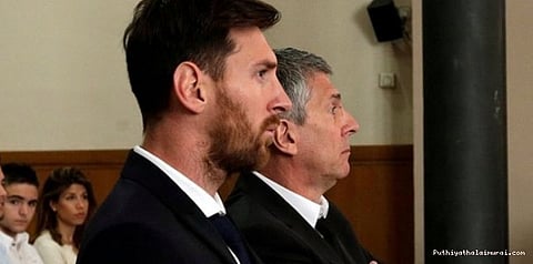 வரி ஏய்ப்பு உண்மைதான்: மெஸ்ஸிக்கு தண்டனை உறுதி