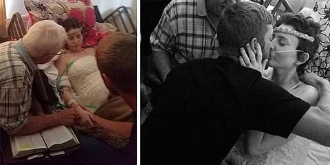 மரணப்படுக்கையில் ஒரு திருமணம்: கேன்சர் நோயாளின் நெகிழ்ச்சி காதல்!