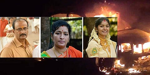 மாமல்லபுரம் அருகே கார் எரிந்து 3 பேர் பலி: சாவில் மர்மம்!