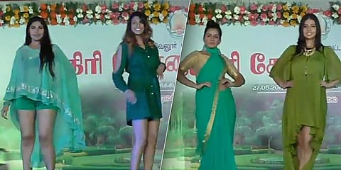 அரசு விழாவில் ஃபேஷன் ஷோ: மக்கள் அதிருப்தி