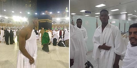 மெக்காவில் கால்பந்து வீரர் போக்பா: வைரலாகும் புகைப்படம்!