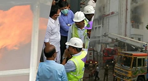 தீயை அணைப்பதில் தாமதம் ஏன்?...சென்னை மாவட்ட ஆட்சியர் விளக்கம்