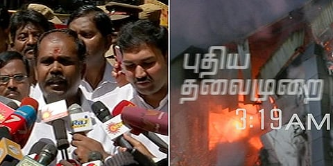 சென்னை சில்க்ஸ் கட்டடம் அரசு சார்பில் இடிக்கப்படும்: அமைச்சர் உதயகுமார் பேட்டி