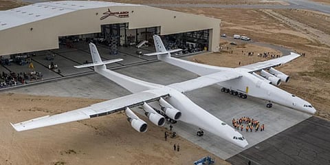 6 ஜெட் என்ஜின்களுடன் உருவான மெகா விமானம்!