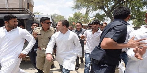 தடையை மீறி ம.பிக்குள் நுழைய முயன்ற ராகுல் காந்தி கைது