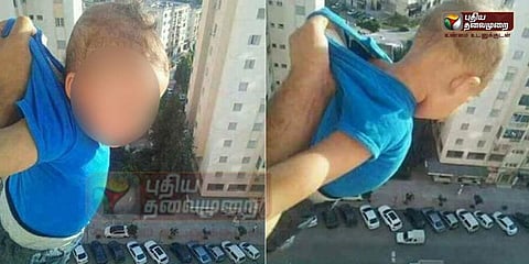 1000 லைக்ஸ்களுக்காக 15வது மாடியிலிருந்து குழந்தையை கீழே போடுவேன் என மிரட்டிய நபர்