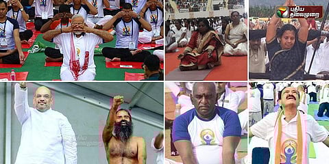 பாஜக-வின் யோகா கேலரி