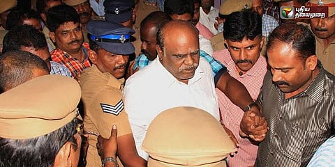 கொல்கத்தா சிறையில் அடைக்கப்பட்டார் கர்ணன்