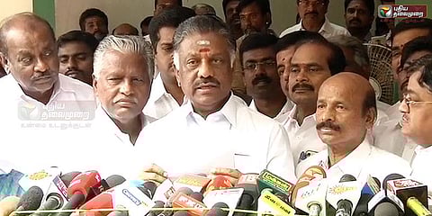 அமித்ஷா கேட்டதால் ஓ.கே. சொன்னேன்: ஓ.பி.எஸ்.