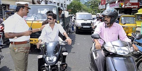 விதிகளை மீறினால் 6 மாதம் ஓட்டுநர் உரிமம் ரத்து