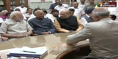 வேட்பு மனுவை தாக்கல் செய்தார் ராம்நாத் கோவிந்த்