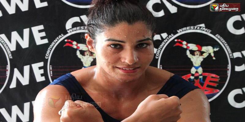 WWE மல்யுத்த போட்டியில் பங்கேற்கும் முதல் இந்திய வீராங்கனை