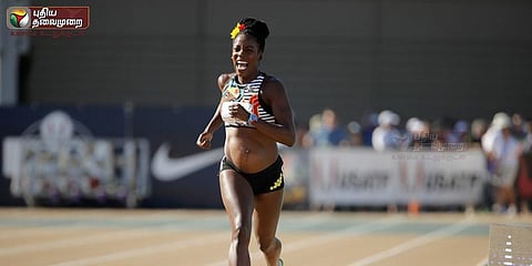 கர்ப்பத்துடன் தடகள போட்டியில் களமிறங்கும் அலிசியா