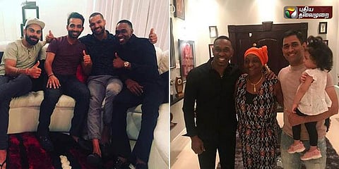 ’உடன்பிறவா சகோதரர் தோனி’: வீட்டில் விருந்து கொடுத்து அசத்திய பிராவோ