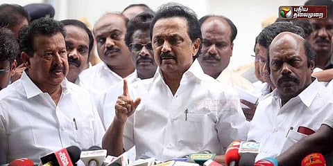 குட்கா ஊழல்: லஞ்சம் வாங்கிய காவல்துறை அதிகாரிகளை சஸ்பெண்ட் செய்ய வேண்டும் - ஸ்டாலின்