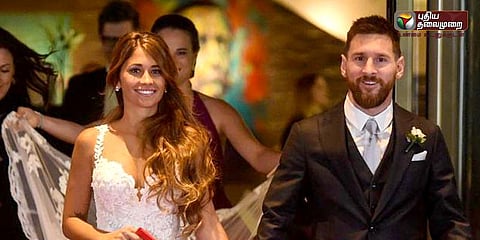 2 குழந்தைகளை பெற்ற பிறகு மெஸ்சி திருமணம்