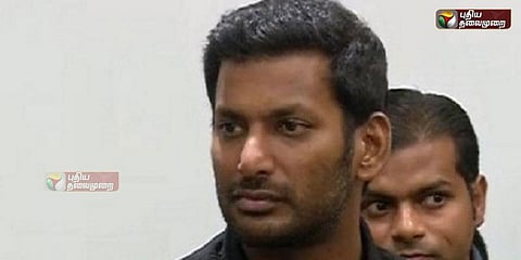 தனது வேண்டுகோளை ஏற்று தண்ணீர் திறப்பு: கர்நாடக அமைச்சருக்கு விஷால் நன்றி