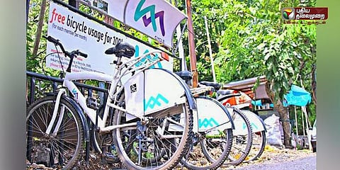 இனி சென்னை மெட்ரோக்களில் 'இலவச சைக்கிள் சேவை'