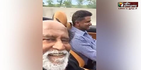 அமெரிக்காவில் ரஜினி எடுத்த செல்ஃபி வீடியோ!