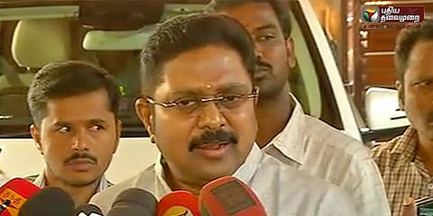 ‘நடராஜன் அதிமுகவின் செய்தித் தொடர்பாளர் அல்ல’: டிடிவி தினகரன்