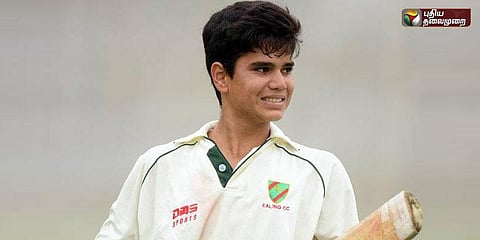 இங்கி. பேட்ஸ்மேனைத் திணறடித்த ஜூனியர் டெண்டுல்கர்