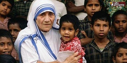 தெரசாவின் நீல பார்டர் புடவைக்கு அறிவுசார் சொத்துரிமை