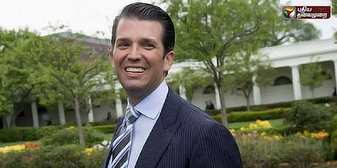 ‘அமெரிக்க அதிபர் தேர்தலில் ரஷ்யாவின் தலையீடு’: உண்மையைப் போட்டு உடைத்த ட்ரம்ப் மகன்