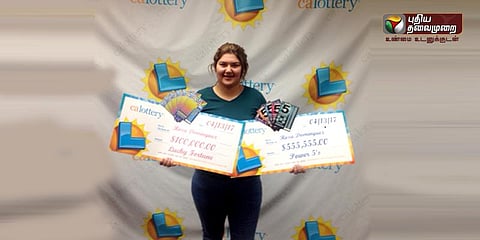 ஒரே வாரத்தில் 2 லாட்டரி.... கோடீஸ்வரி ஆன இளம் பெண்