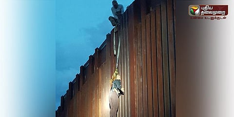 அந்தரத்தில் தொங்கவிடப்பட்ட மெக்சிகன் பெண் மீட்பு