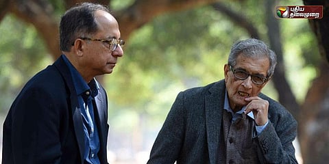 அமர்த்தியா சென் படத்திற்கு 'பசு'வால் சிக்கல்