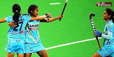 மகளிர் உலக ஹாக்கி லீக்: முதல் வெற்றியை பதிவு செய்த இந்தியா