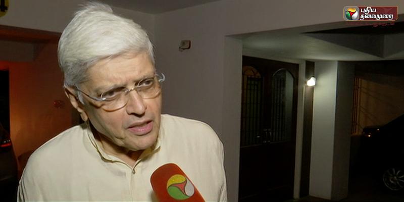 காந்தி பேரன் என்று கூறி ஓட்டுக்கேட்பது கேவலம்: கோபாலகிருஷ்ண காந்தி