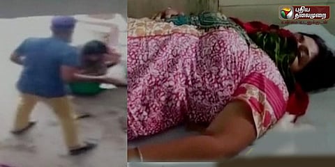 வரதட்சணை கேட்டு பெண்ணை துன்புறுத்திய உறவினர் (வீடியோ)